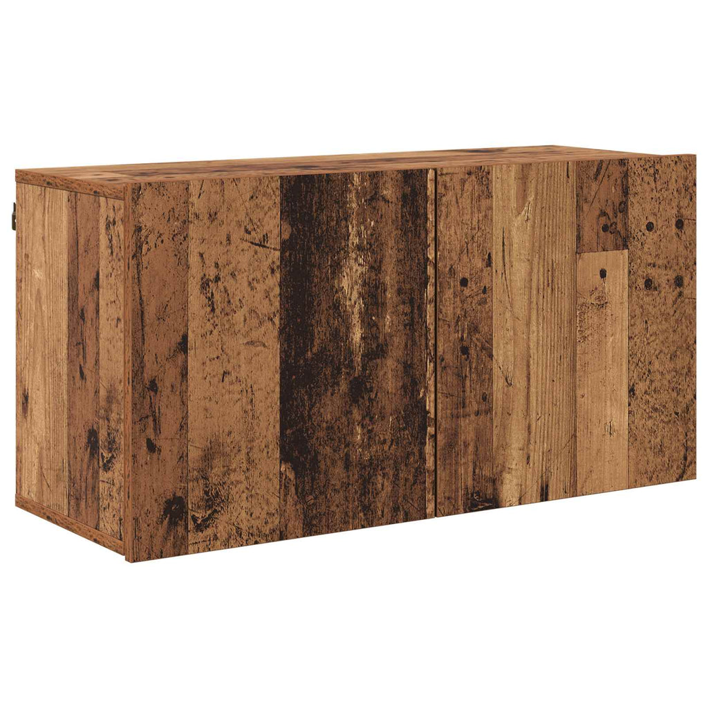 Unidad de Pared para TV 5 pcs Madera envejecida