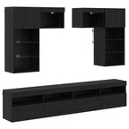 Unidades de pared para TV 6 pcs 100 x 30 x 40 cm
