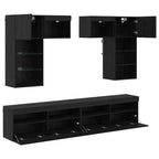 Unidades de pared para TV 6 pcs 100 x 30 x 40 cm