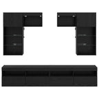 Unidades de pared para TV 6 pcs 100 x 30 x 40 cm