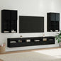 Conjunto de mueble para TV de pared 7 pcs Madera envejecida