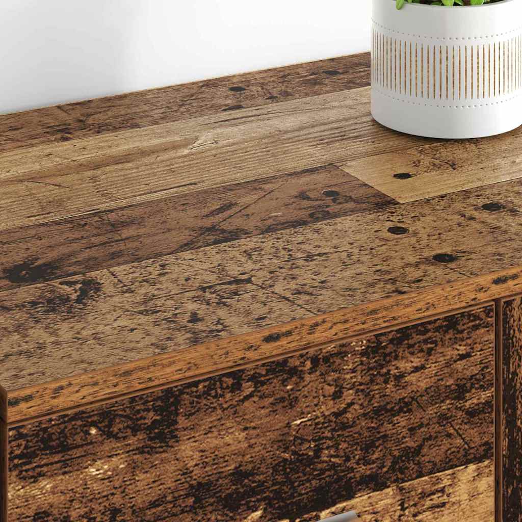 Tableros Lateral Corona 2 pcs Madera Vieja 59 x 39 x 80 cm