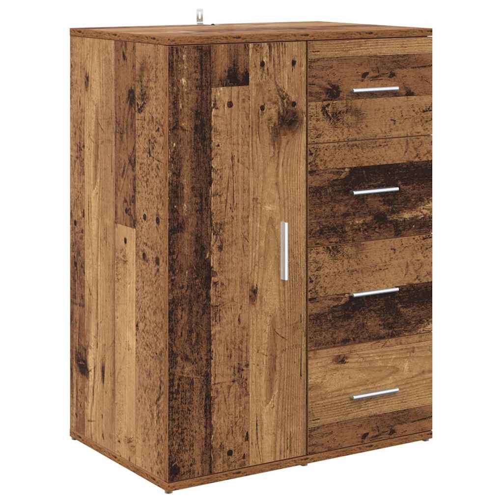 Tableros Lateral Corona 2 pcs Madera Vieja 59 x 39 x 80 cm