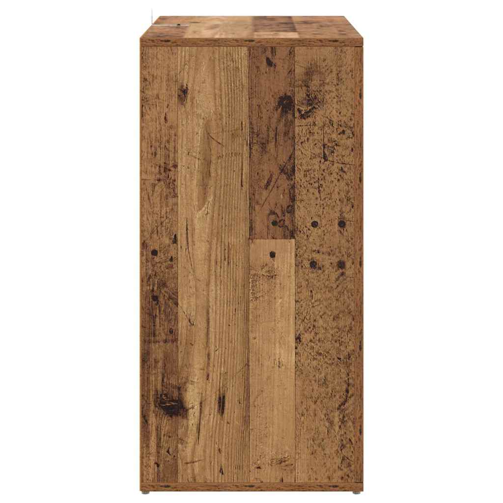 Tableros Lateral Corona 2 pcs Madera Vieja 59 x 39 x 80 cm