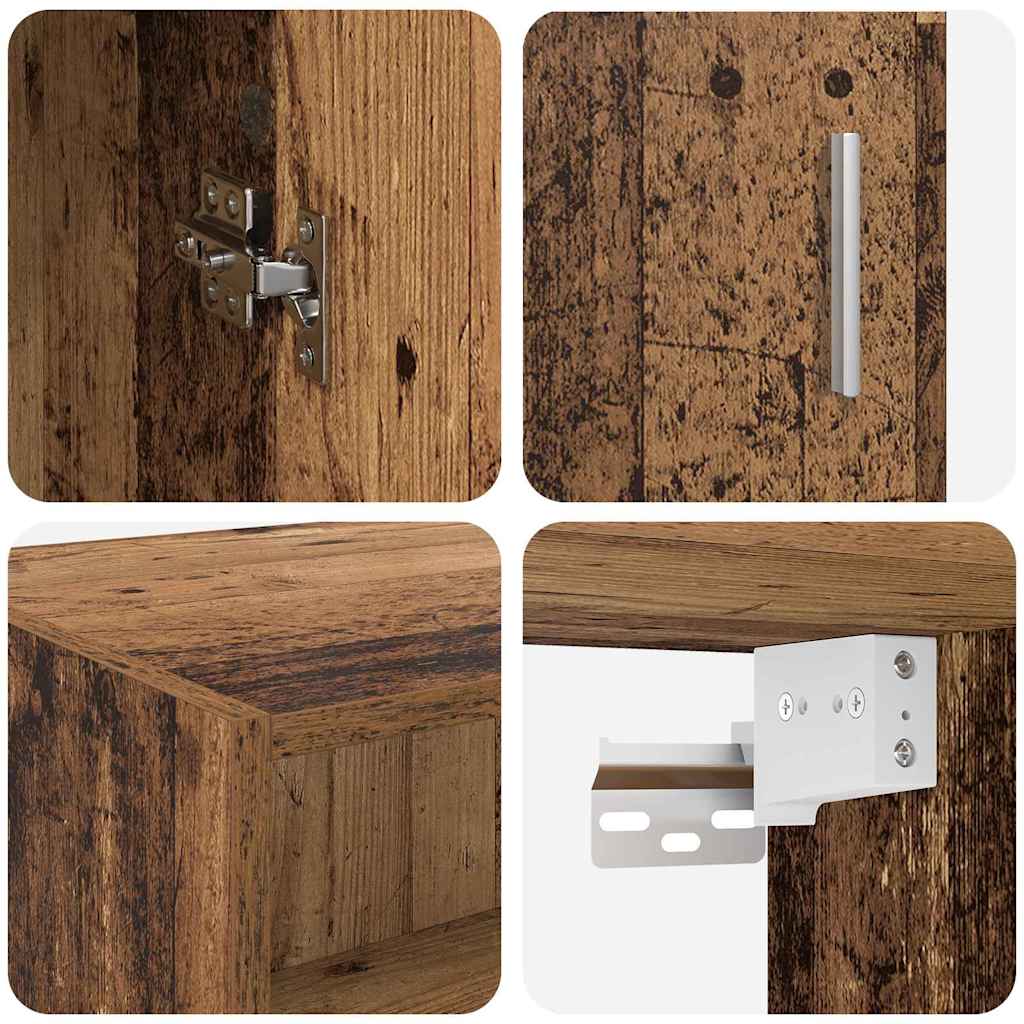 Armario de almacenamiento Madera Vieja 80 x 42,5 x 225 cm
