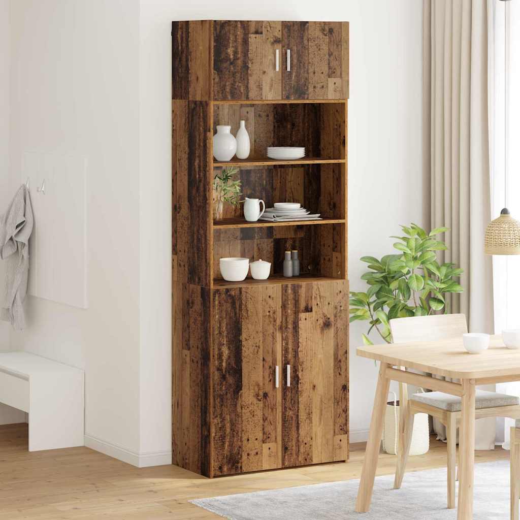 Armario de almacenamiento Madera Vieja 80 x 42,5 x 225 cm