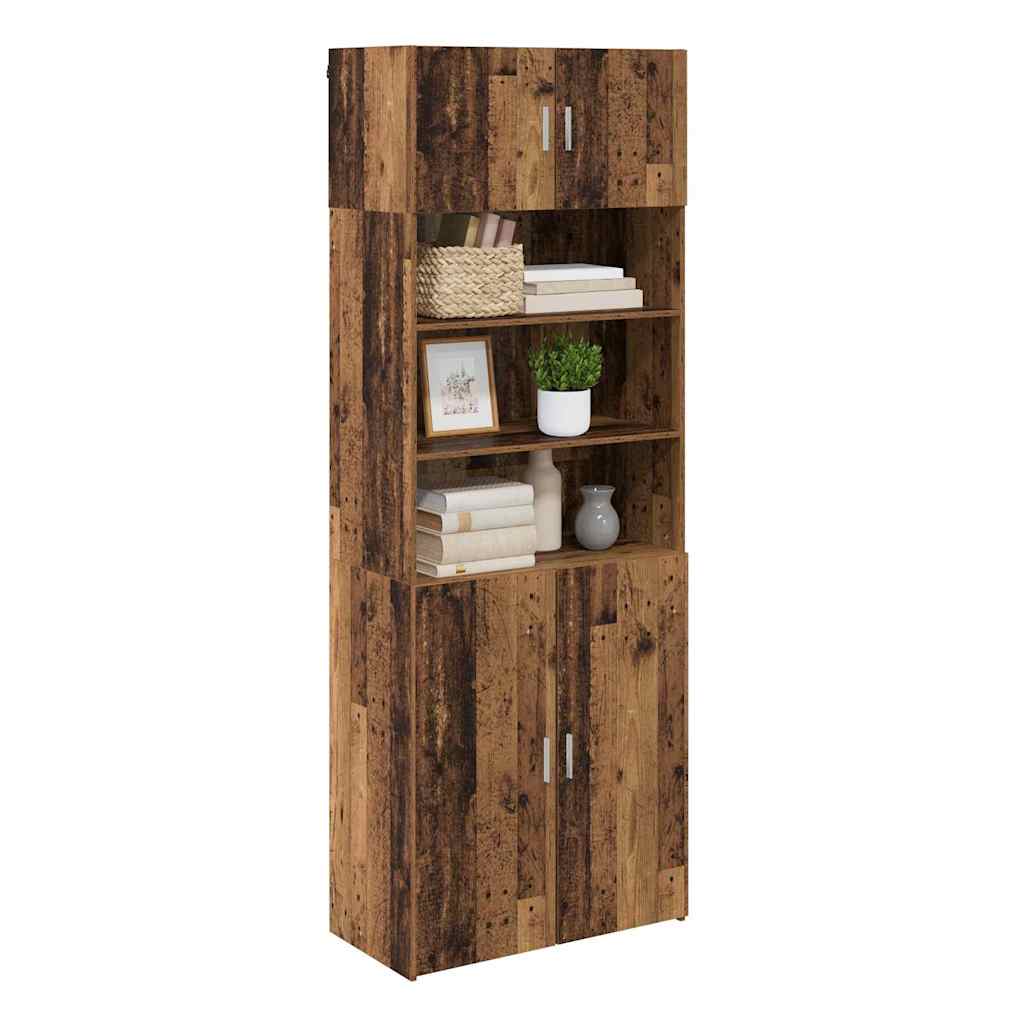 Armario de almacenamiento Madera Vieja 80 x 42,5 x 225 cm