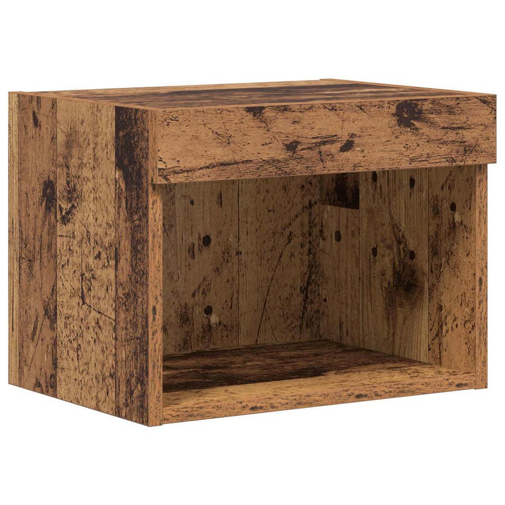 Gabinetes de pared para TV 4 pcs Madera Vieja