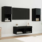 Gabinetes de pared para TV 4 pcs Madera Vieja