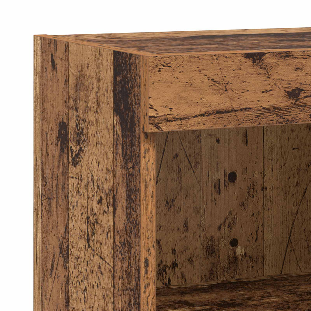 Gabinetes de pared para TV 4 pcs Roble artesanal