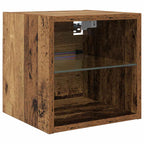 Unidades de pared para TV 8 pcs Madera vieja