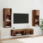 Unidad de Pared para TV 6 pcs Madera envejecida