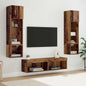 6-Piece TV Wall Unit Distressed Wood