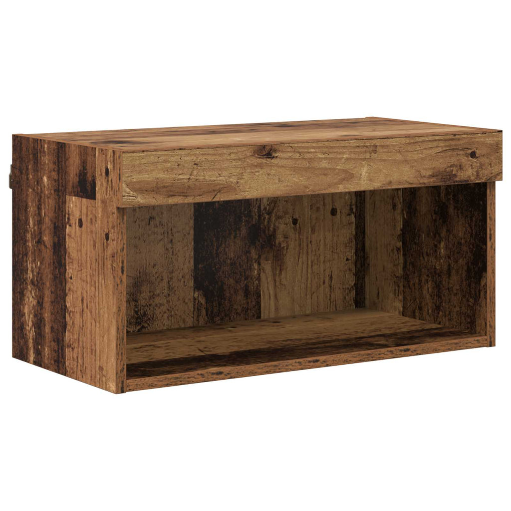 Unidad de Pared para TV 6 pcs Madera envejecida