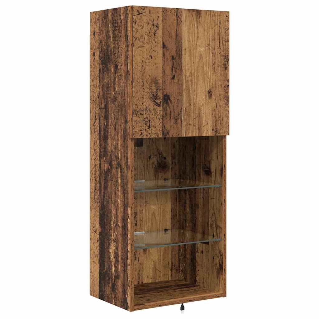 Unidades de pared para TV 4 pcs Madera vieja