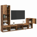 Unidades de pared para TV Madera Vieja Madera contrachapada