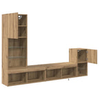 Unidades de pared para TV Roble artesanal Madera contrachapada