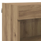 Conjunto de mueble para TV de pared 5 pcs Roble artesanal
