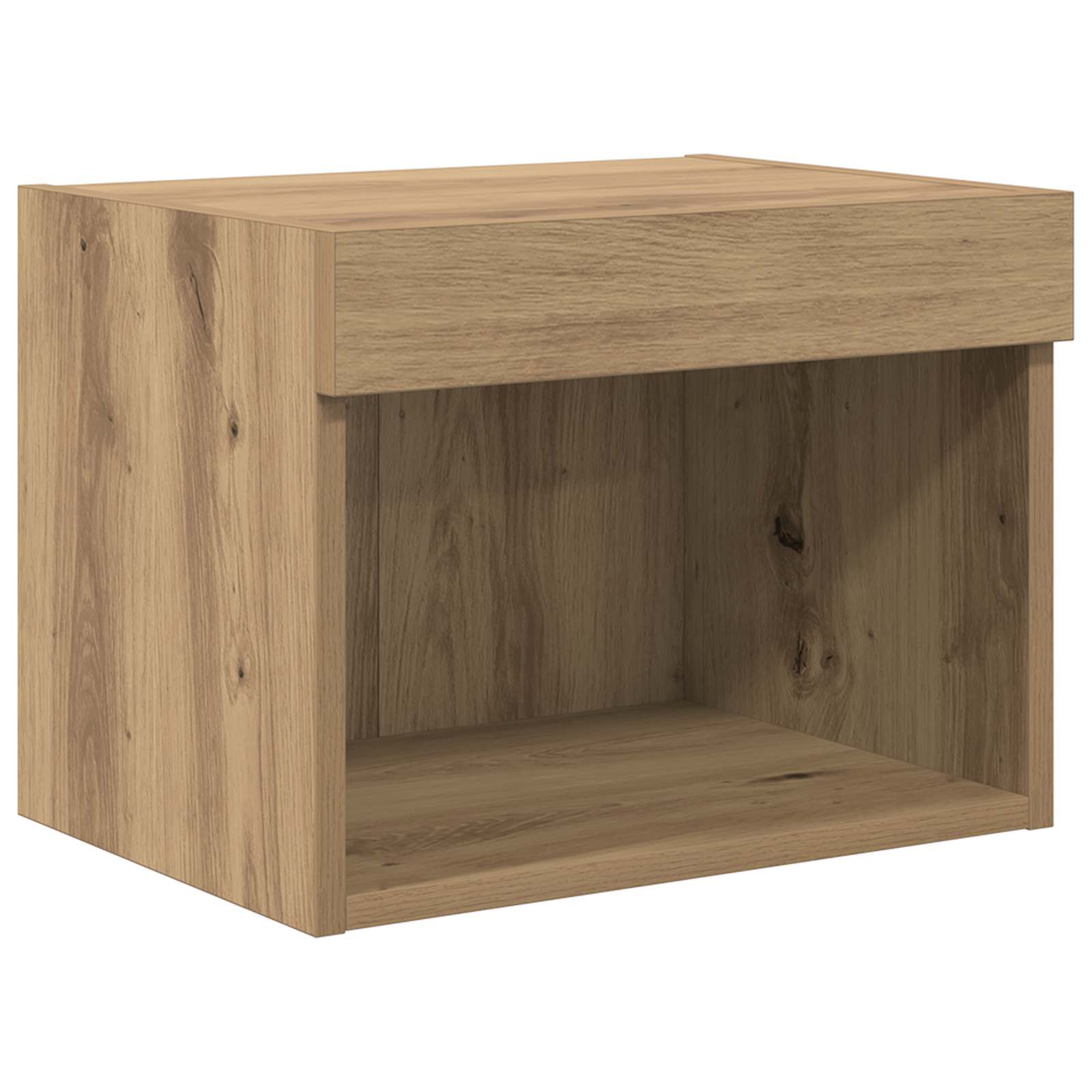 Conjunto de mueble para TV de pared 5 pcs Roble artesanal