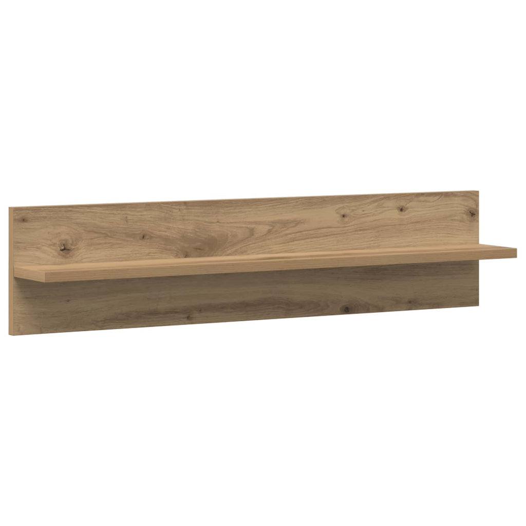 Conjunto de mueble para TV de pared 5 pcs Roble artesanal