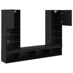 Unidades de TV de Pared con LED 5 pcs 40,5 x 30 x 102 cm