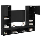 Unidades de TV de Pared con LED 5 pcs 40,5 x 30 x 102 cm