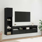 TV Wall Unit 4 pcs Old wood Engineered wood