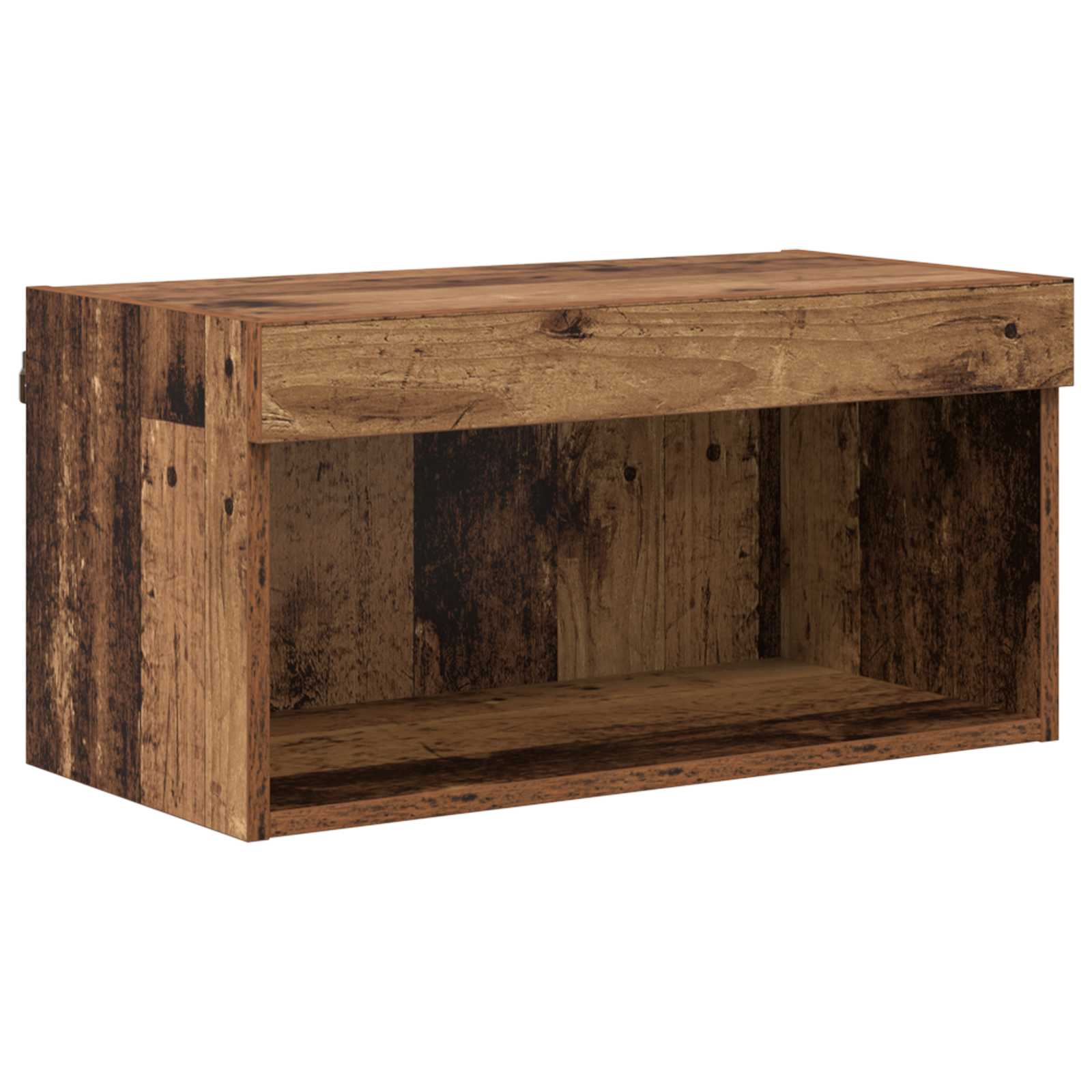 Unidades de TV de Pared con LED con LED 5 pcs Madera Vieja