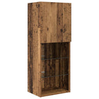 Unidades de pared para TV 6 pcs Madera vieja
