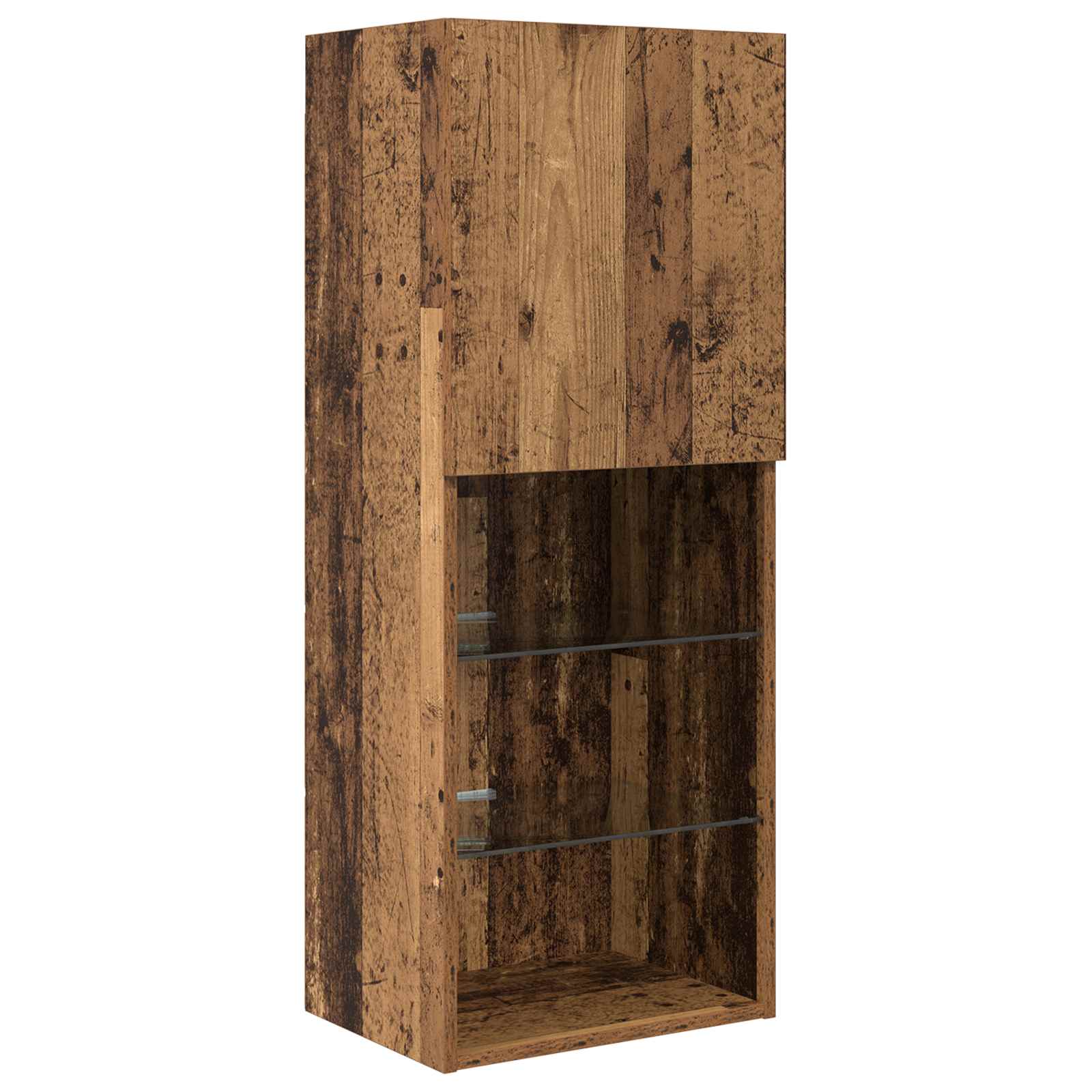 Unidades de pared para TV 6 pcs Madera vieja