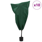 Cubiertas de Forro para Protección contra el Frío 10 pcs Verde