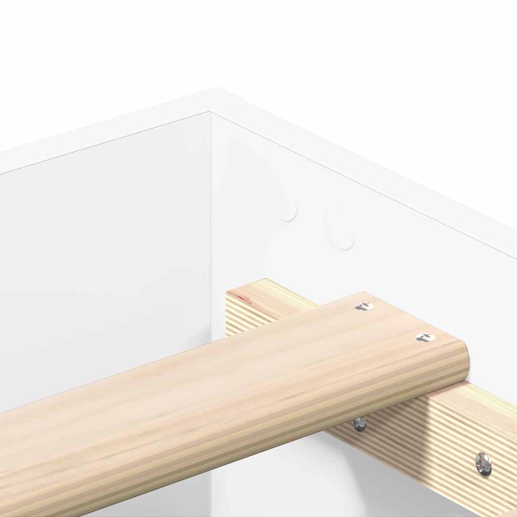 Estructura de cama 137 x 190 cm Madera de ingeniería
