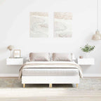 Estructura de cama 137 x 190 cm Madera de ingeniería