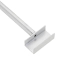 Soporte para lona para remolques 3 pcs Plateado 130-210 cm