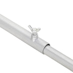 Soporte para lona para remolques 3 pcs Plateado 130-210 cm