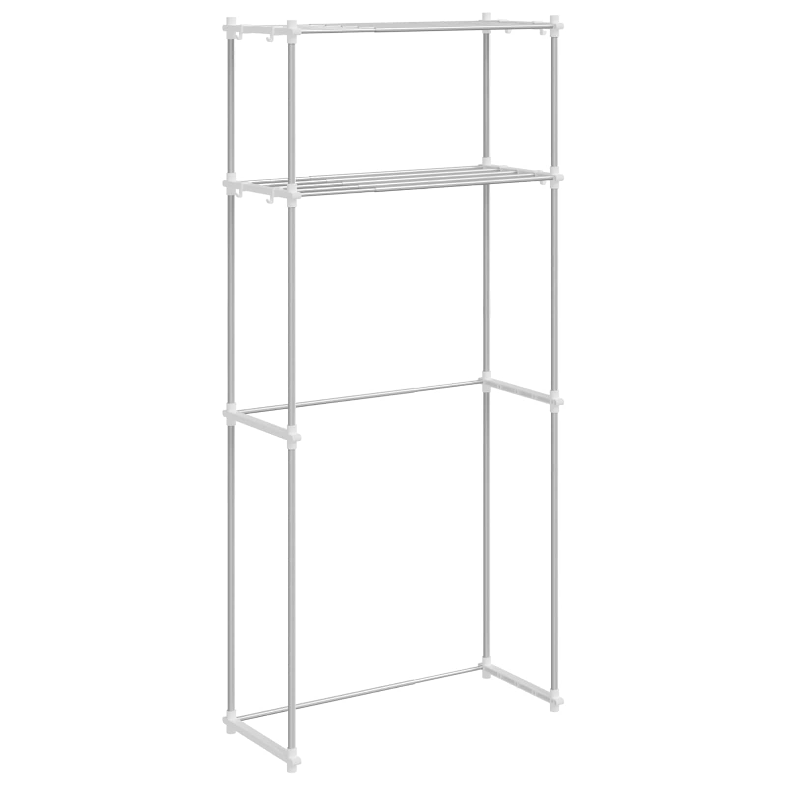 Estante para lavadora 70 x 27 x 136 cm Aluminio