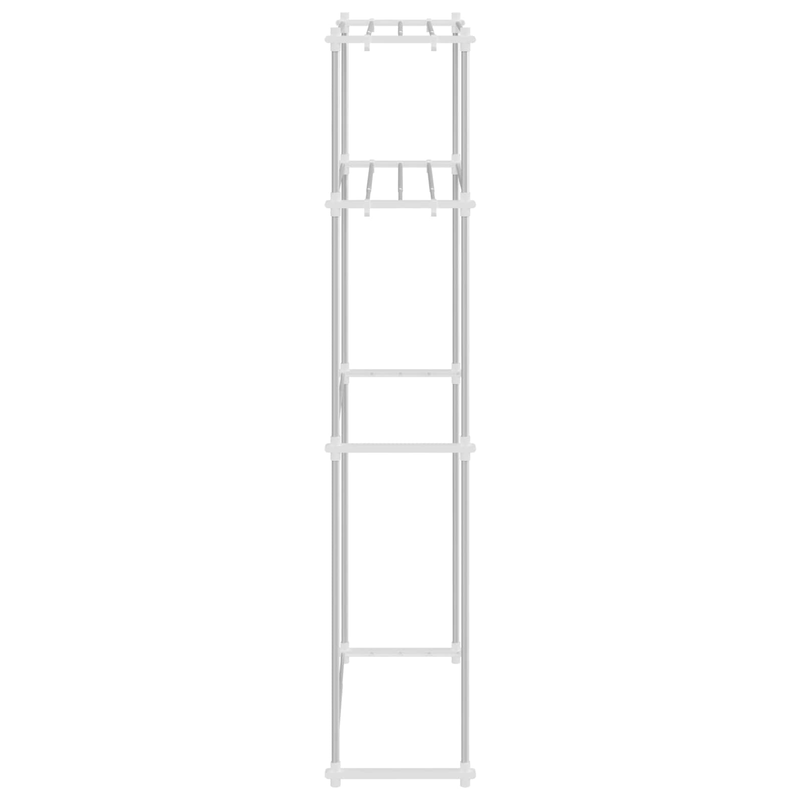 Estante para lavadora 70 x 27 x 136 cm Aluminio