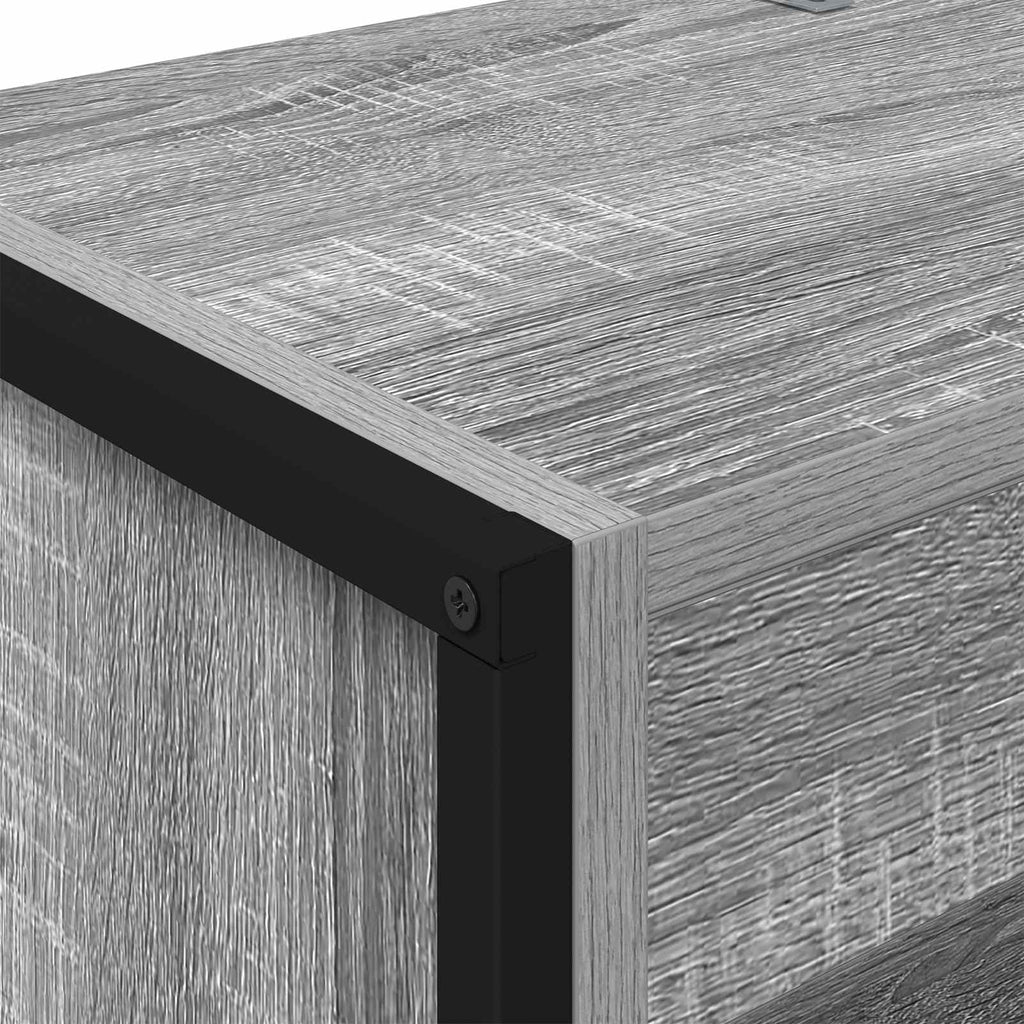 Estantería para libros 2 pcs Gris Sonoma 60 x 30 x 189,5 cm