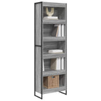 Estantería para libros 2 pcs Gris Sonoma 60 x 30 x 189,5 cm
