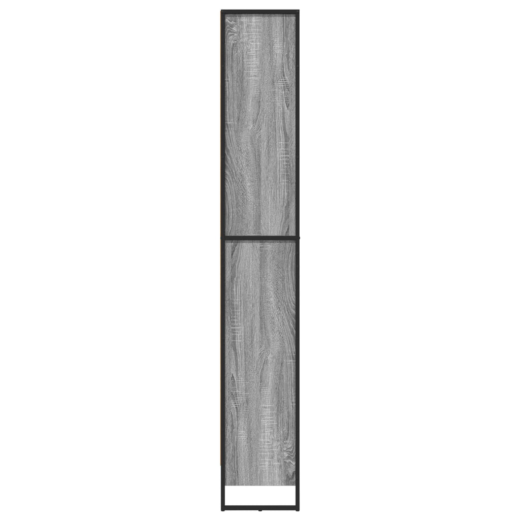 Estantería para libros 2 pcs Gris Sonoma 60 x 30 x 189,5 cm