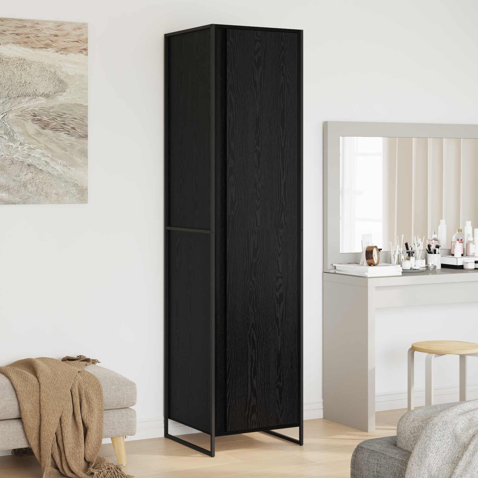 Armario con puerta Sonoma 50 x 50 x 200 cm Madera contrachapada