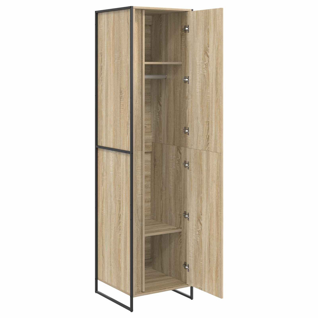 Armario con puerta Sonoma 50 x 50 x 200 cm Madera contrachapada