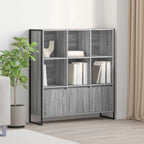 Estantería para libros 2 pcs Gris Sonoma 99,5 x 30 x 108 cm