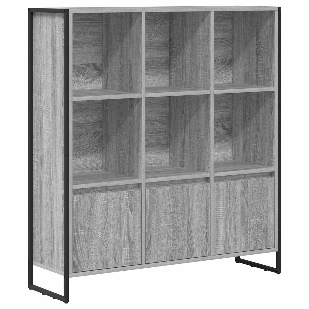 Estantería para libros 2 pcs Gris Sonoma 99,5 x 30 x 108 cm
