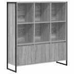 Estantería para libros 2 pcs Gris Sonoma 99,5 x 30 x 108 cm