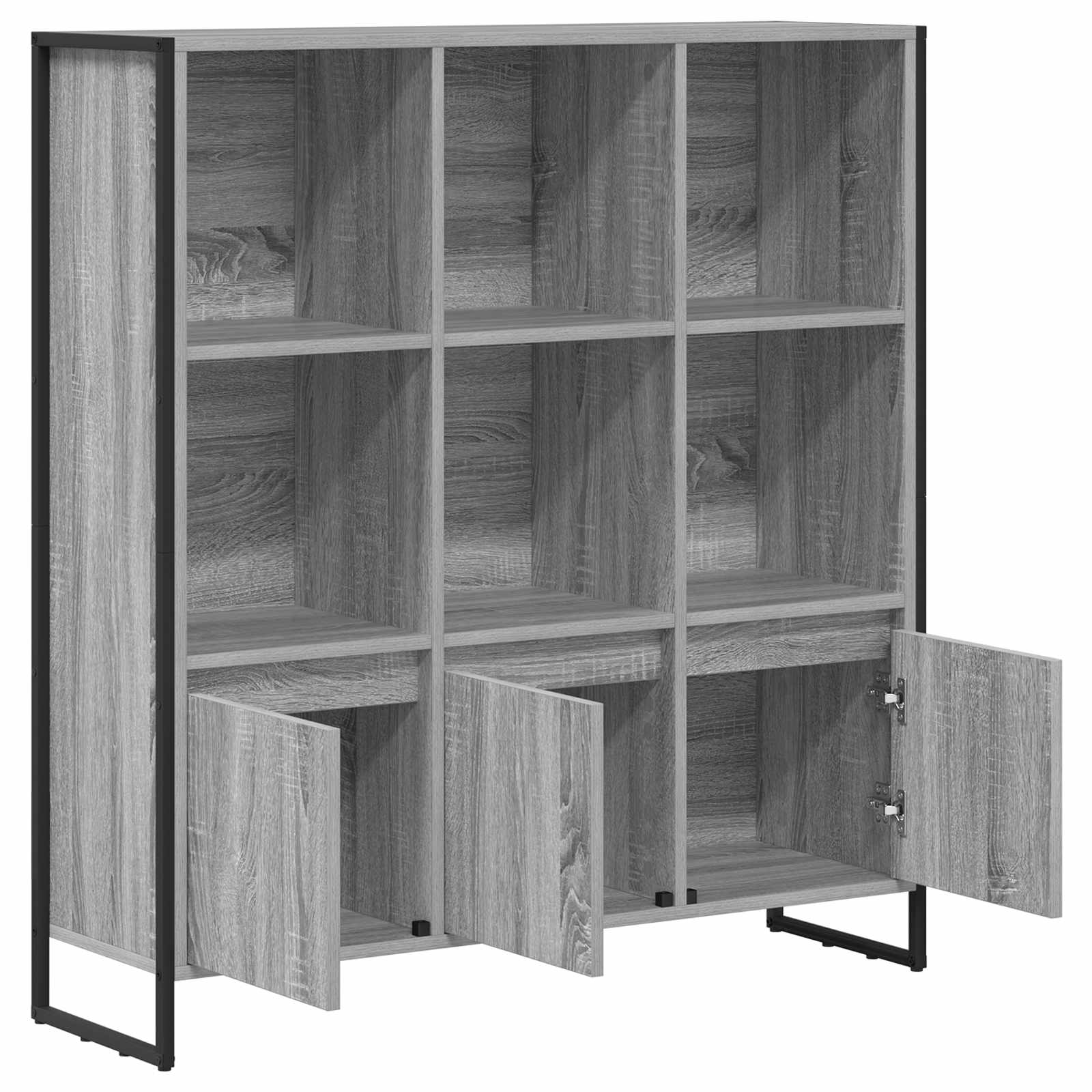 Estantería para libros 2 pcs Gris Sonoma 99,5 x 30 x 108 cm