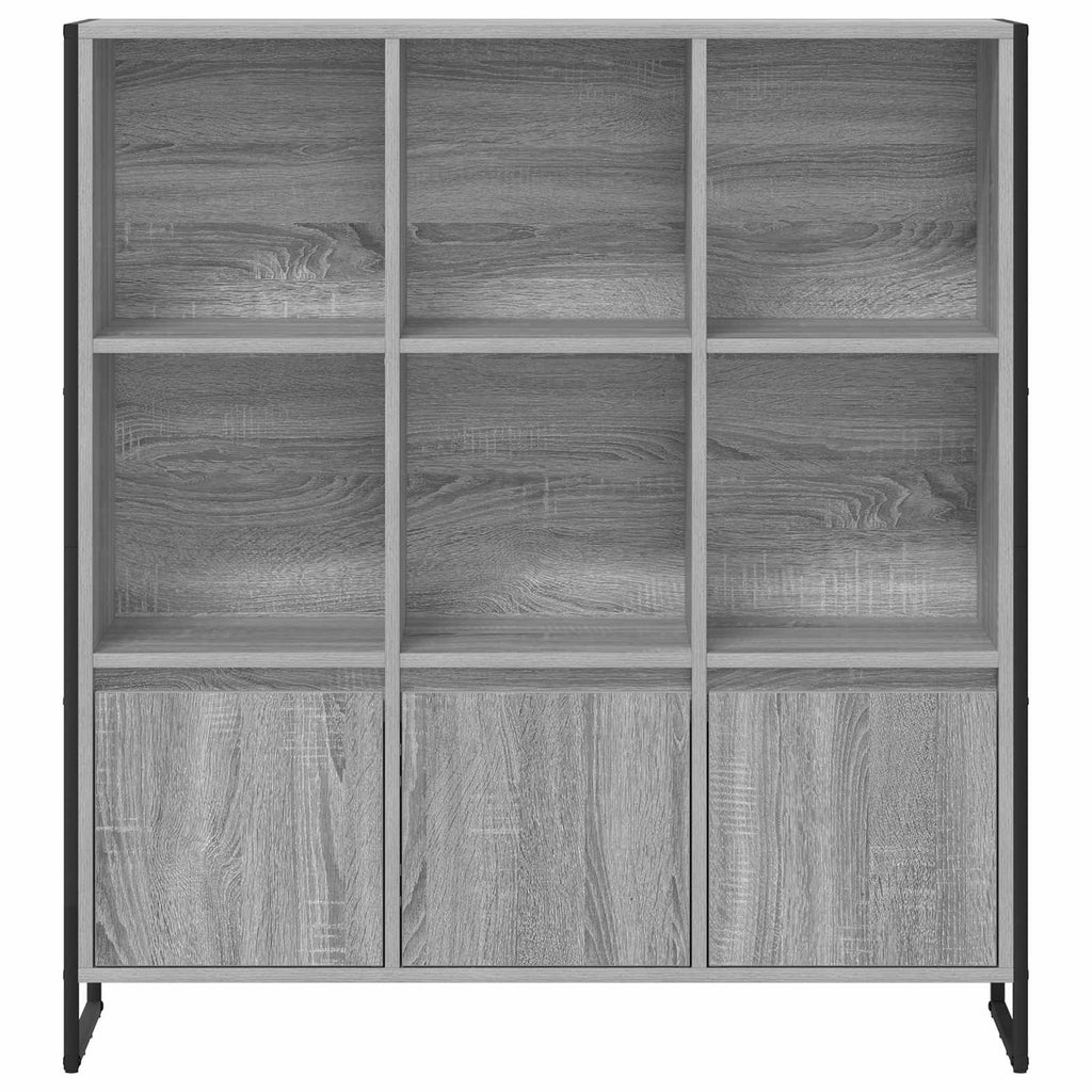 Estantería para libros 2 pcs Gris Sonoma 99,5 x 30 x 108 cm