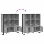 Estantería para libros 2 pcs Gris Sonoma 99,5 x 30 x 108 cm