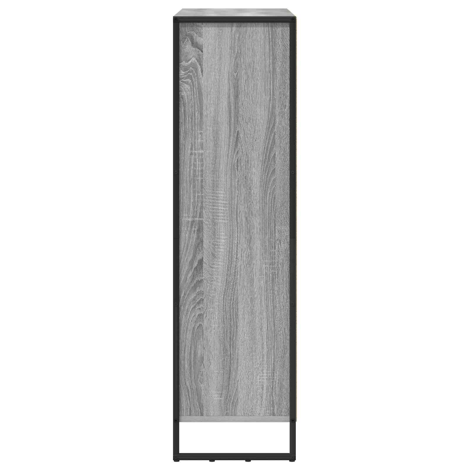 Estantería para libros 2 pcs Gris Sonoma 99,5 x 30 x 108 cm