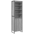Gabinetes Altos Gris Sonoma 60 x 36 x 200 cm